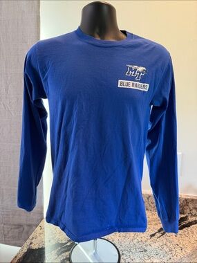 MT Blue Raiders Royal Blue Long Sleeve Crewneck Shirt